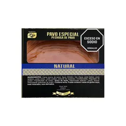Pavo Alimentos Piu Natural (250 Gr)
