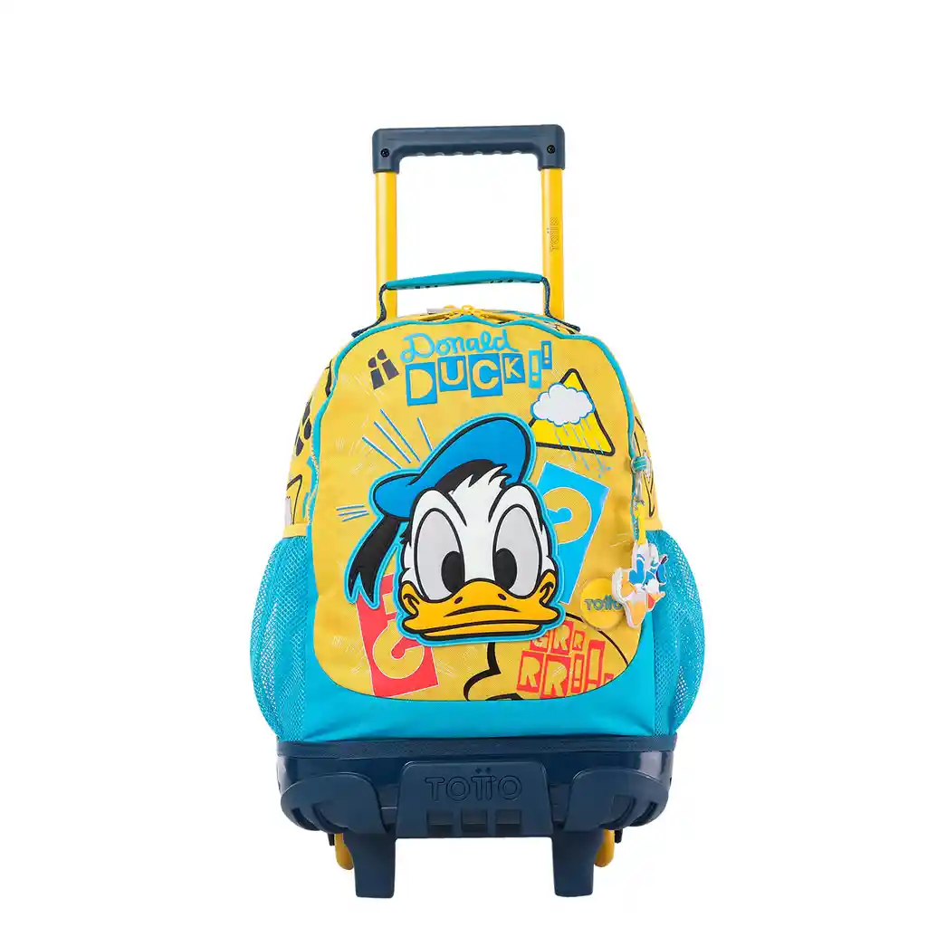 Morral Con Ruedas Niño Rue Bomper Donald M Amarillo