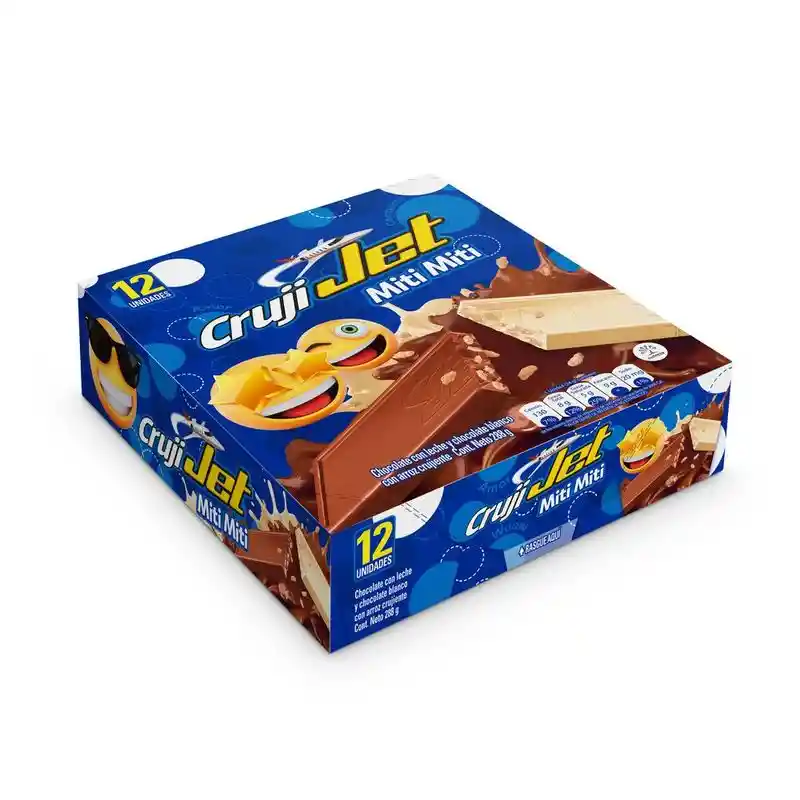 Jet Chocolatina Miti Miti con Arroz Crujiente