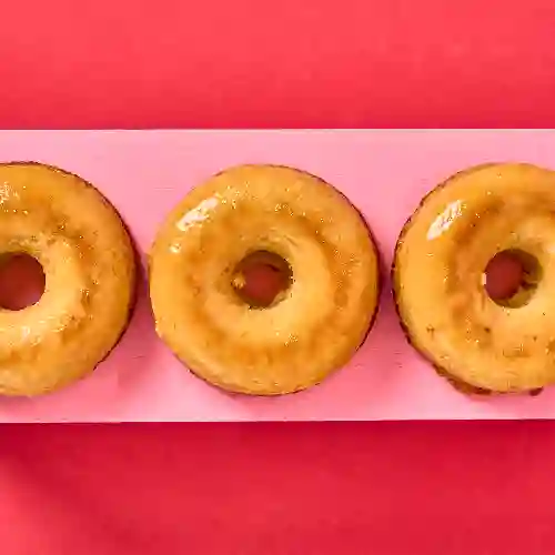 Donas clásicas keto x3
