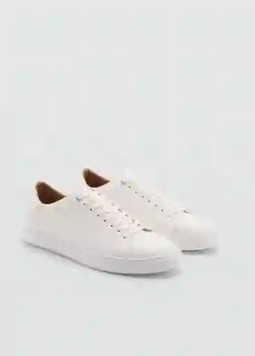 Tenis Metro Blanco Talla 40 Hombre Mango