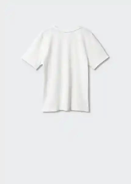 Camiseta Basic4 Offwhite Talla 06 Niños Mango