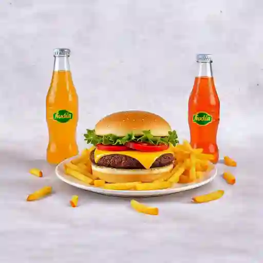 Combo Hamburguesa Mixta