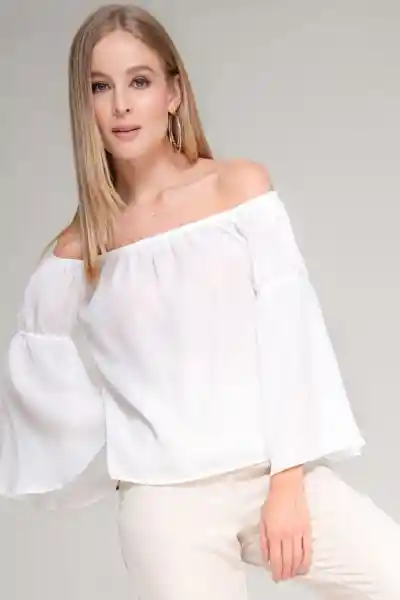 Blusa Campina Color Blanco Crudo Talla XL Ragged