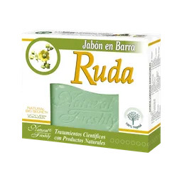 Natural Freshly Jabón en Barra de Ruda Con Probióticos Naturales