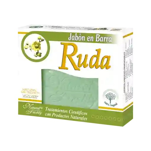 Natural Freshly Jabón en Barra de Ruda Con Probióticos Naturales