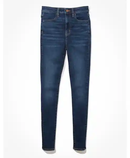 Jean Super Hi-Rise Jegging Azul Talla 6 Regular American Eagle