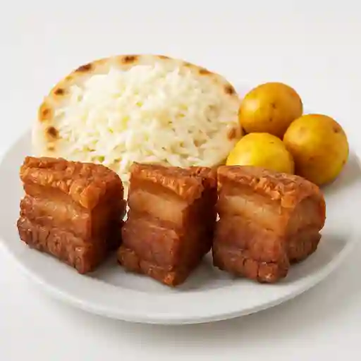 Combo Chicharrón y Arepa Ocañera