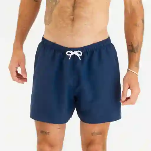 Pantaloneta De Baño De Playa Para Hombre Talla S Azul Oscuro