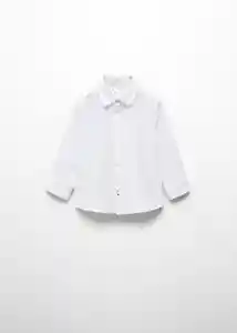 Camisa Oxfordbp Blanco Talla 71 Niños Mango