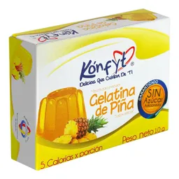 Konfyt Gelatina en Polvo Sabor a Piña sin Azúcar