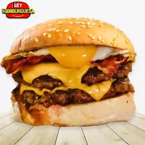 Hamburguesa Doble Res Huevo Frito