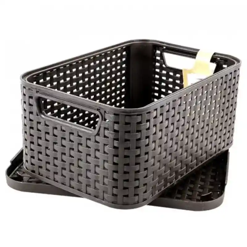 Curver Caja Organizadora 205839 Rattan Café 8.1 L