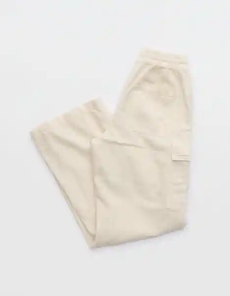 Pantalón Aerie Con Cordón Beige Talla MEDIUMAmerican Eagle