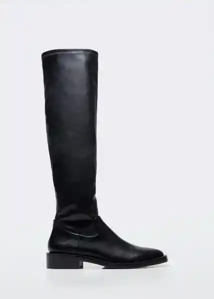 Bota Mood Negro Talla 36 Mujer Mango