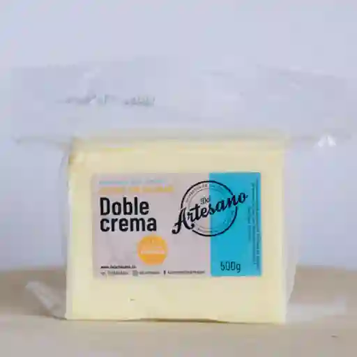 Queso Doble Crema Bloque