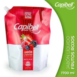 Capibell Jabón Líquido para Manos y Cuerpo Aroma Frutos Rojos