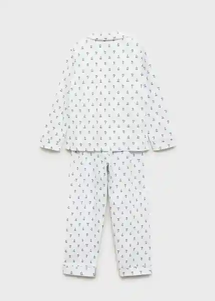 Pack Pijama Flori Celeste Talla 12 Niña Mango