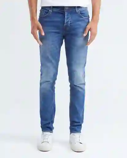 Super Slim Fit -rider Azul Frances Medio Talla 32/32 Hombre Chevignon