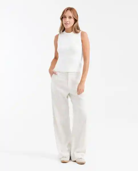 Top Tejido Soul Crudo Porcelana Claro Talla S Chevignon