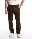 Pantalon Khakis Portland Cafe Oscuro Talla 38 Hombre Chevignon