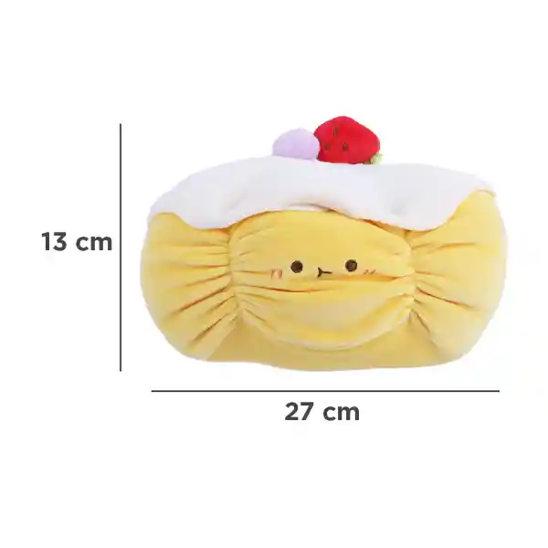 Peluche Tarta de Fresa Amarilla Serie Dessert Miniso