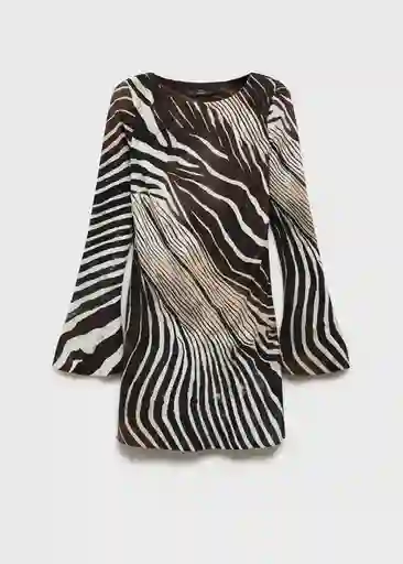 Vestido Alegra2 Negro Talla M Mujer Mango
