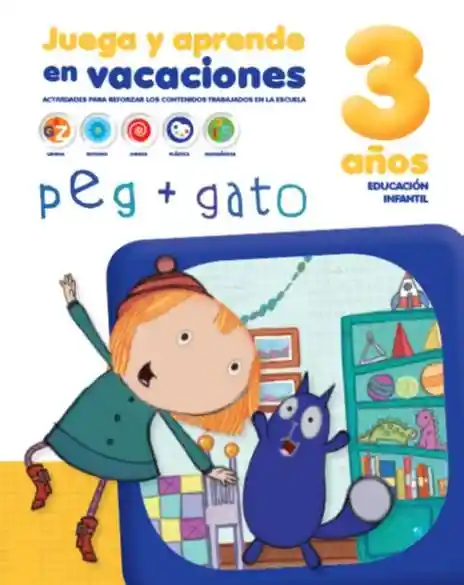 Cuadernos de Vacaciones 3 Años Peg y Gato