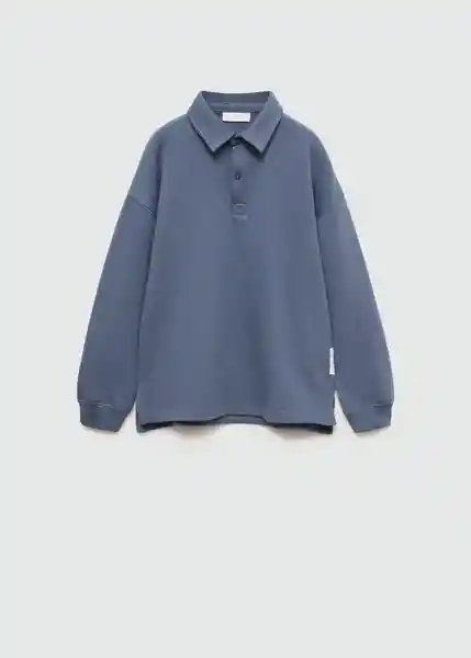 Sudadera Poloswt Azul Talla 06 Niños Mango