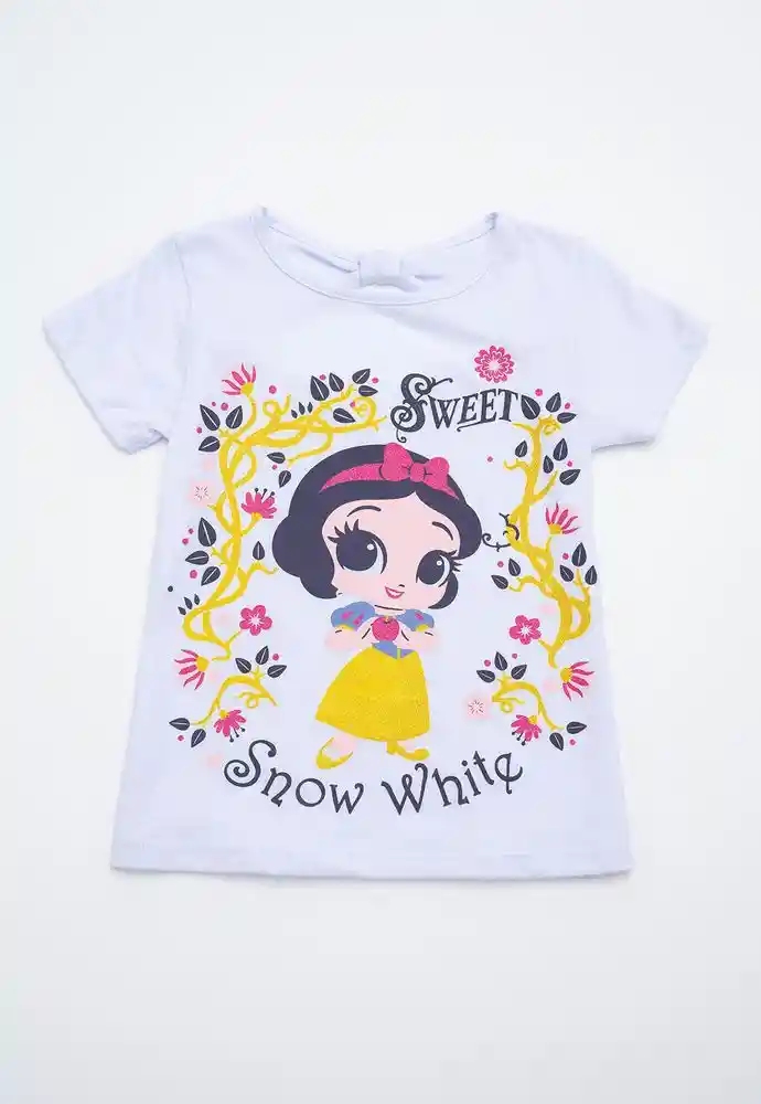 Camiseta Manga Corta 18/24mese-blanco