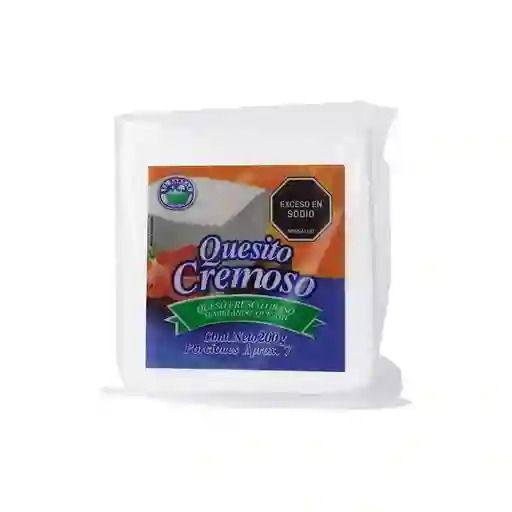 Quesito Zarzal Cremoso Fresco Graso Semibland (200 Gr)