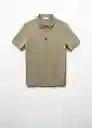 Camisa Polo Arraona Oliva Talla XXL Hombre Mango