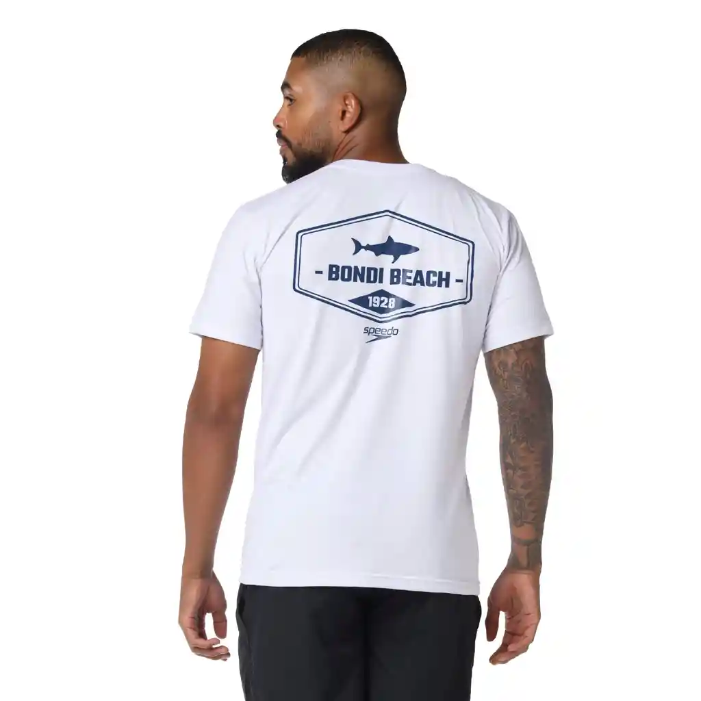 Camiseta Manga Corta Classic Catch Hombre Blanco-s