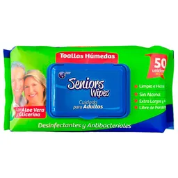 Toallas Húmedas Cuidado Adultos Senior Wipes