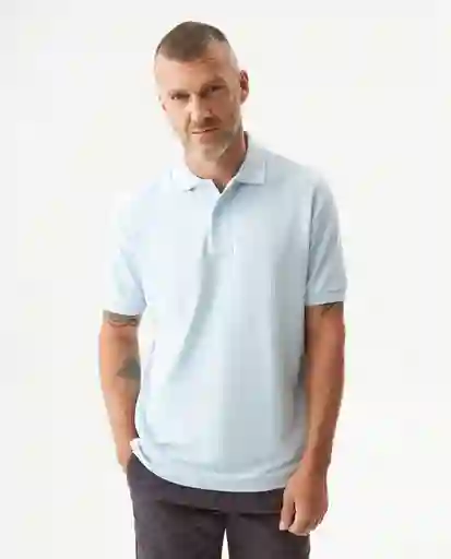 Camiseta Polo Classic Azul Ligero Claro Talla S Chevignon