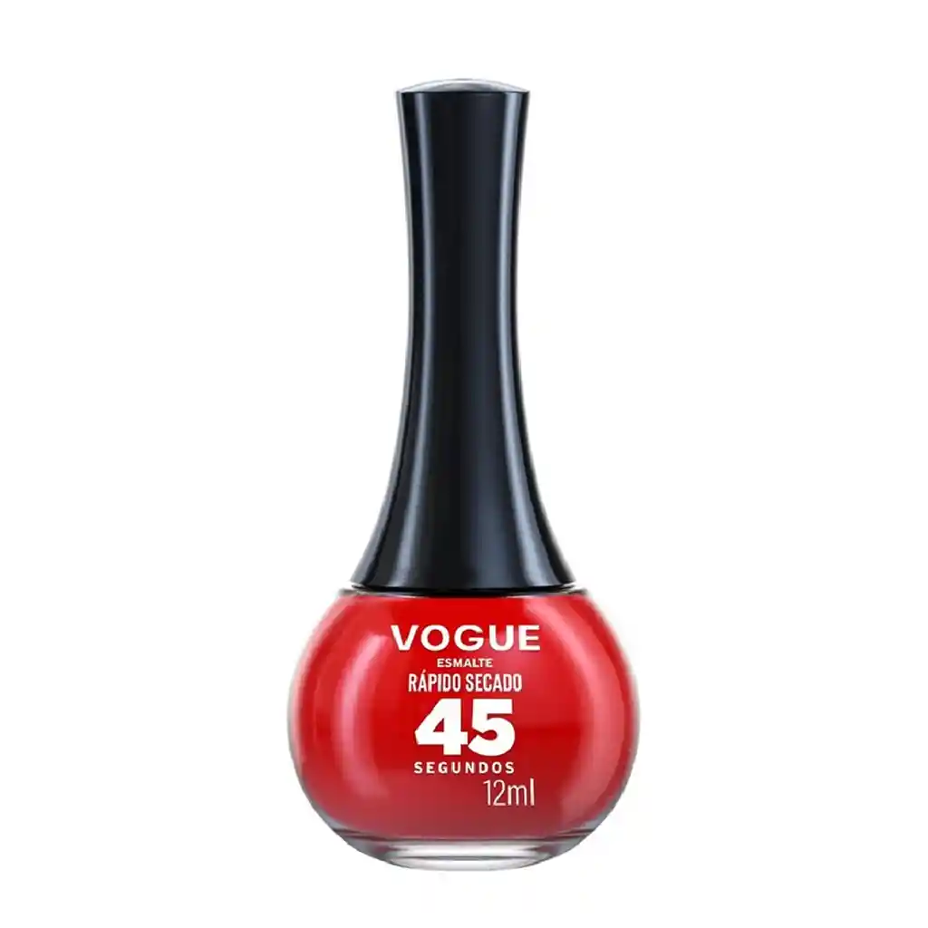 Esmalte Vogue Rapido Secado 45 Segundos Fuego Puro