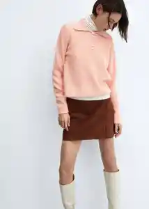 Buzo Jersey Palau Rosa Pastel Talla M Mujer Mango