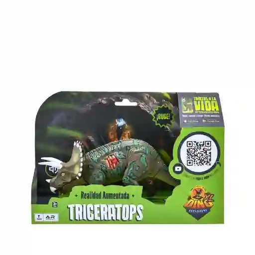 Toy Logic Figura Triceratops Realidad Aumentada