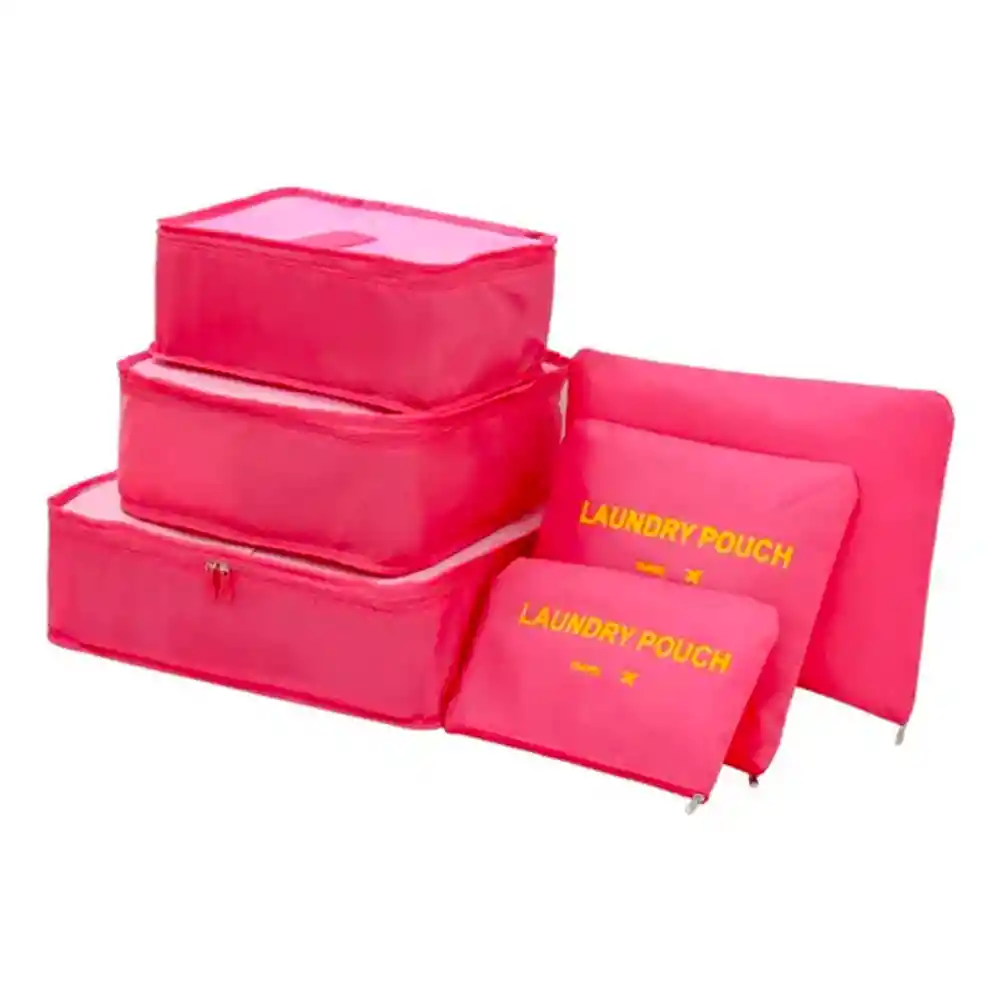 Kit Viajero Bolsas de Viaje Organizador de Equipaje Set de Bolsas