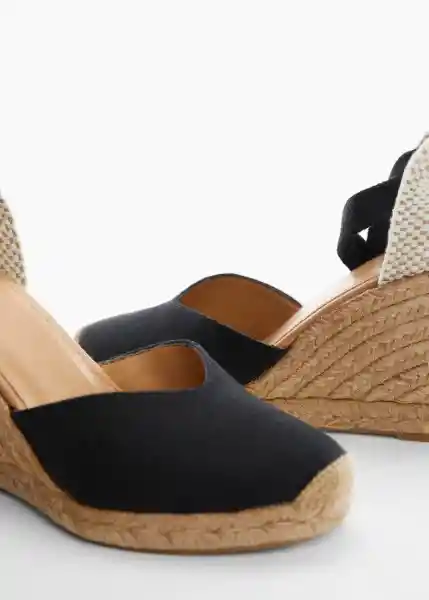 Zapatos Cabo Negro Talla 41 Mujer Mango