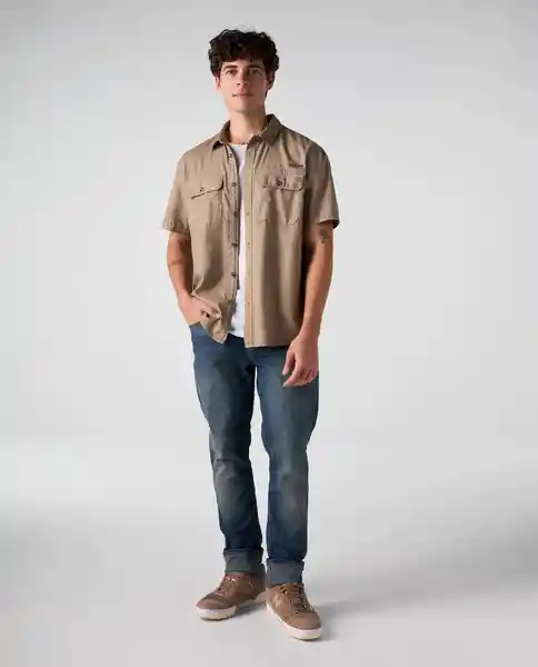 Camisa Hombre Gris Talla M 812G021_GRI160207
