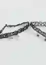 Collar Cblack Negro Talla 99 Niñas Mango