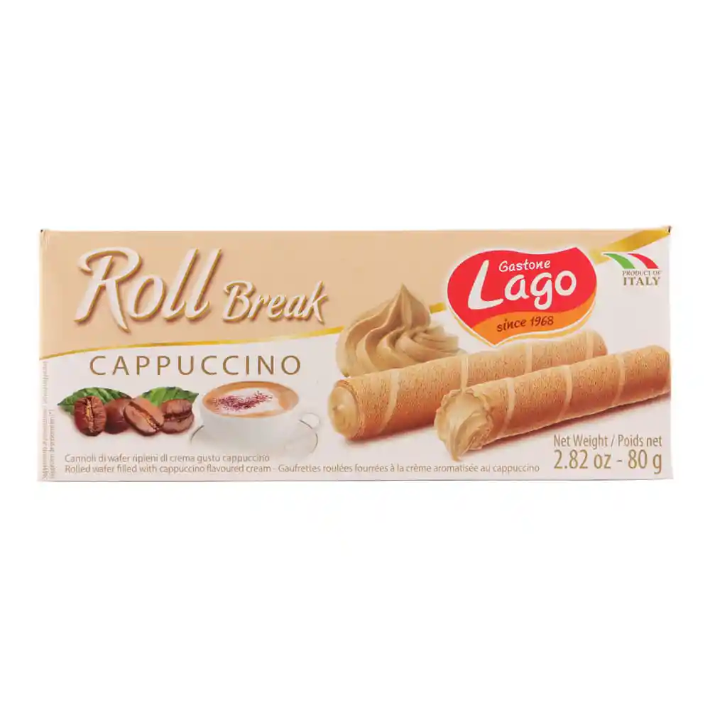 Roll Break Barquillo Relleno Capuccino 