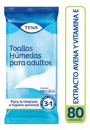 Tena Toallas Húmedas para Adultos 3 en 1