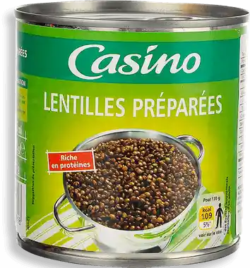 Casino lentejas preparadas