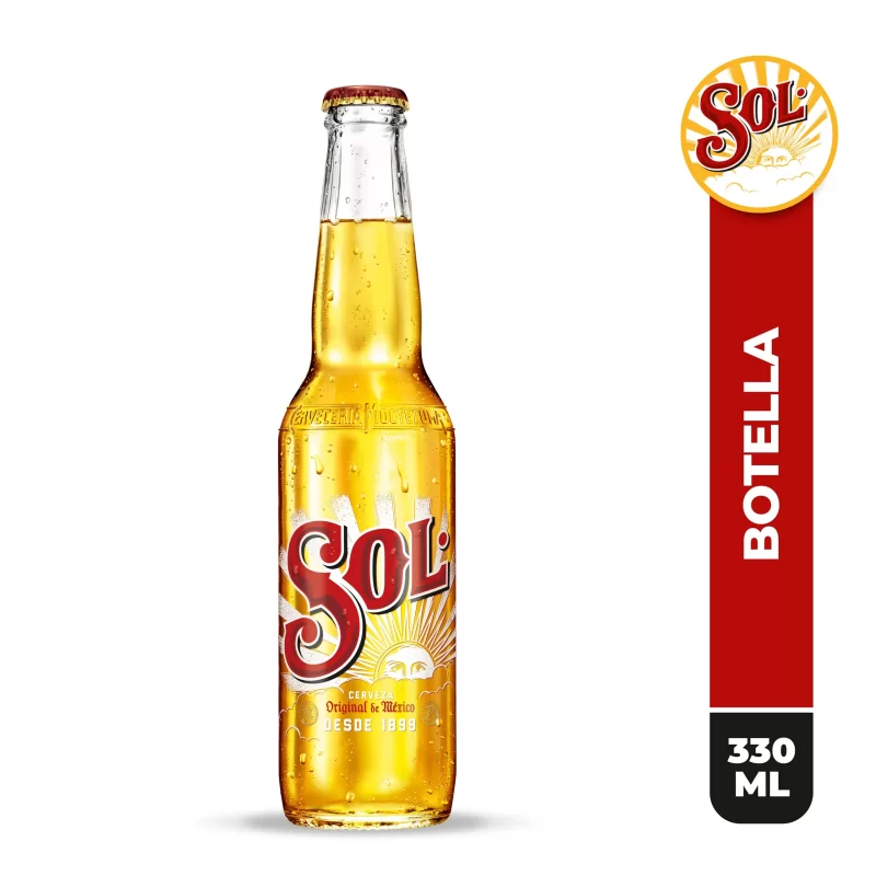 Sol Cerveza Rubia Original 330 ml