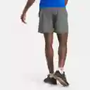 Reebok Pantaloneta Para Entrenamiento Hombre Gris Talla M