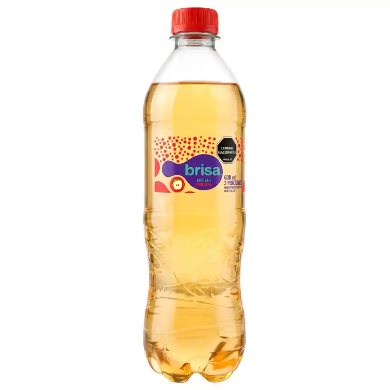 Brisa Agua Saborizada Con Gas Manzana 600 mL