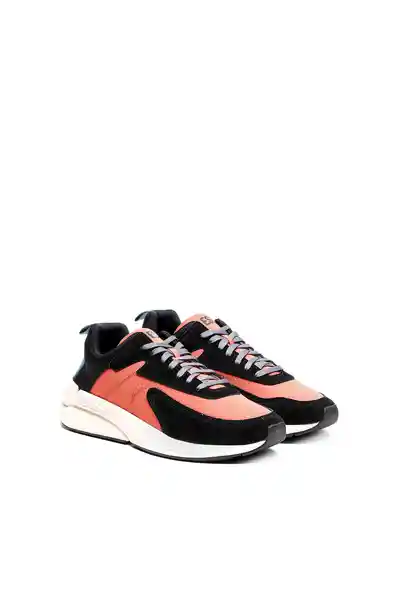 Diesel Tenis S-Serendipity Low cu Negro/Rojo Talla 9