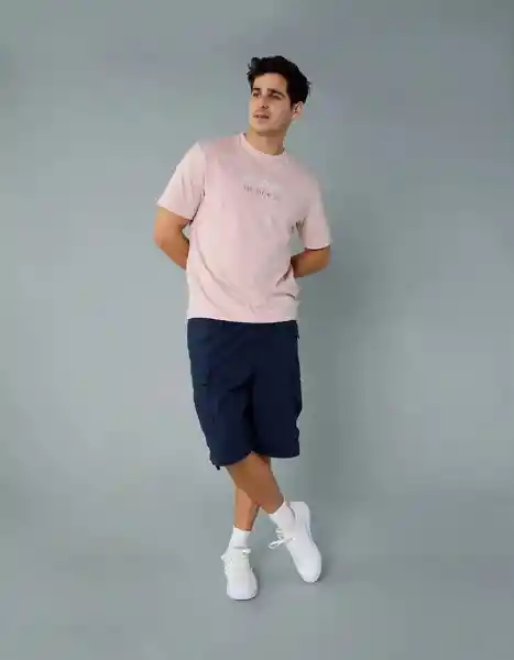 Camiseta Hombre Rosa Talla: MEDIUM 4423639 American Eagle